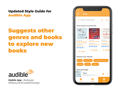 Audible App Redesign