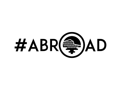 #Abroad Logo Design By Me