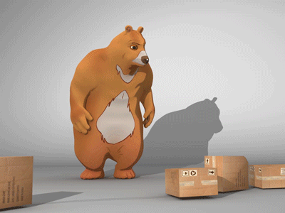 L'Ours qui rit 3d agrofabrice animation bear ours