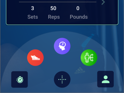 Menu For a Fitness App adobe xd app design fitness fitness app menu bar menu design mobile mobile app ux design