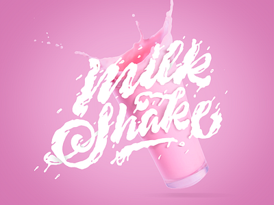 Milk Shake Lettering