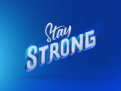 Stay Strong ipadpro lettering procreate
