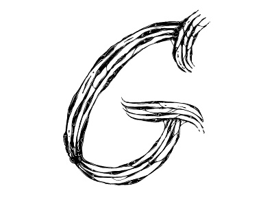 36daysoftype "G" 36daysoftype calligraphy design digital handmadefont procreate type