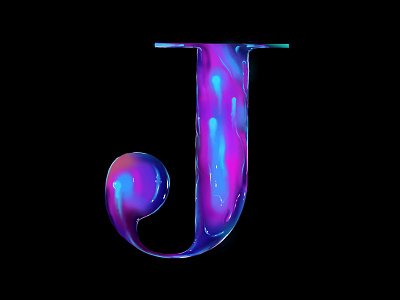 36daysoftype "J" 36daysoftype design digital handlettering illustration logo procreate type typography