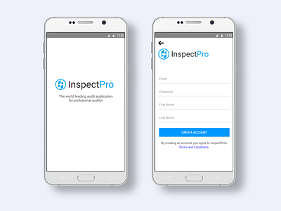 InspectPro - Auditor Inspection App app design ui ux