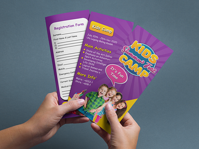 Kids 3 Fold Brochure Design