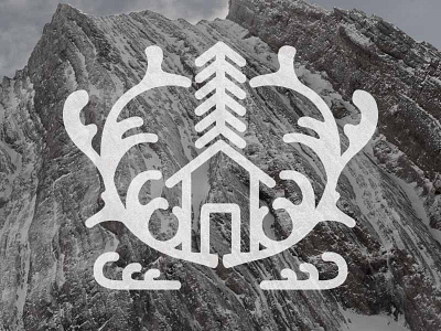 Caribou branding icons mountain culture