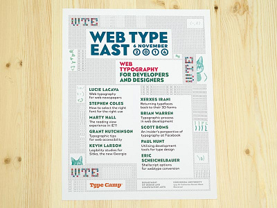 Web Type East Conference