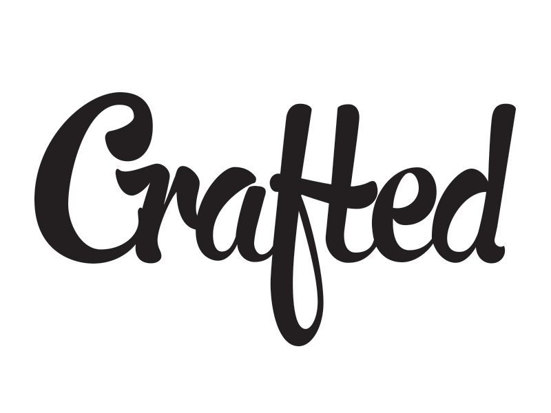 Crafted lettering logo mark tough love