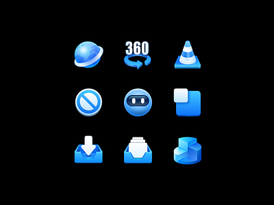 Icons 360 360 view browser design download file icon no roadblock robot ui