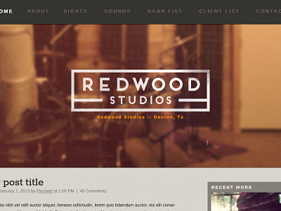 Redwood Studios Site arimo blog denton frontage record redwood studios web rokkitt studio tx website