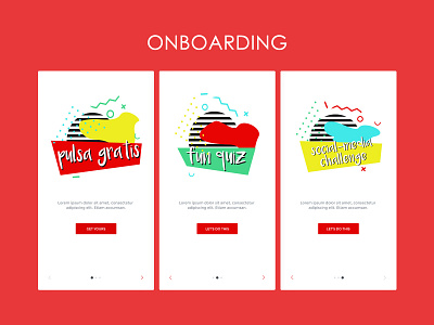 Onboarding - LOOP 3rd Anniversary onboarding screen ui