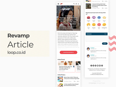 (2018) Revamp Article loop.co.id design ui