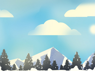 The Pinnacle art cloud colors design dribbble illustration illustrator india landscapes love mist mountains nature thinkwithramesh trees vector