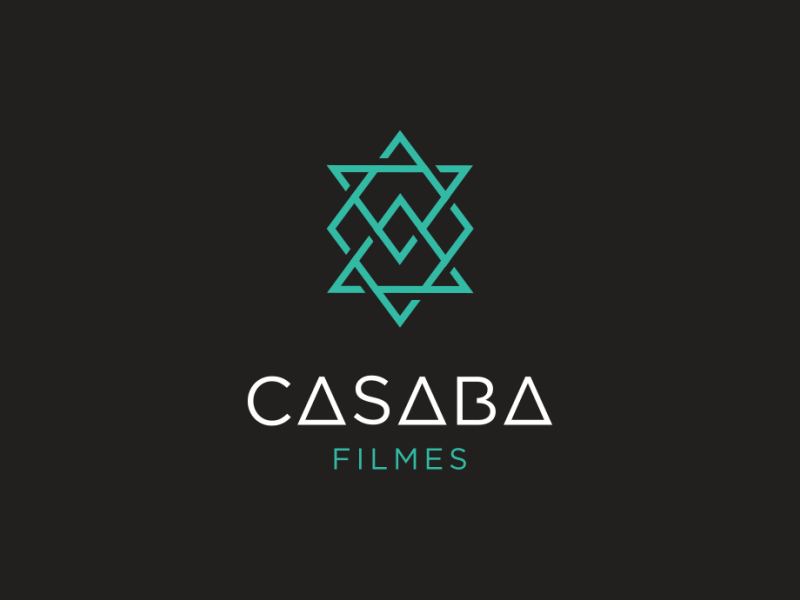 Casaba Filmes Logo Animation animation casaba green lines logo logo animation motion graphics rhombus triangle turquoise