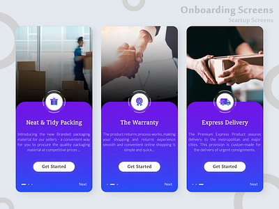 Onboarding Screens