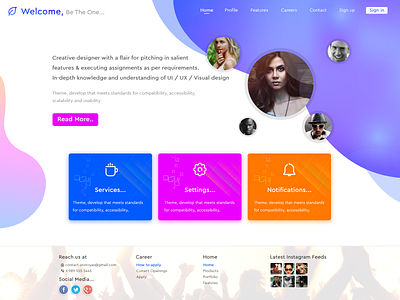 Landing page