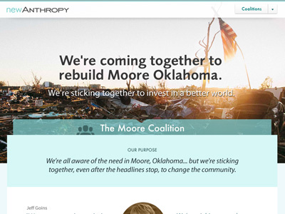 Moore Coalition anthropy giving moore oklahoma serving