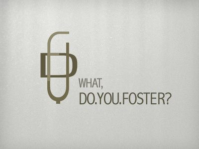 Trying Something branding brown foster logo personal