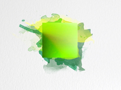 Working on a color palette V2 color green palette watercolor