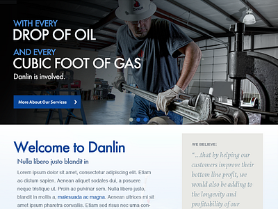 Oil & Gas layout gas homepage man oil welcome worker