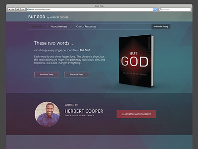 Marketing site for upcoming book background book download icons pastor resources