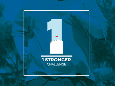 1 Stronger Challenge Branding challenge event fitness health overweight race
