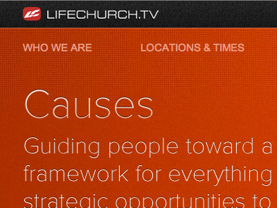 LifeChurch.tv subpage - coming soon-