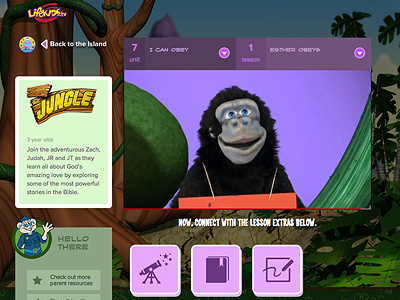 LifeKIDS.tv redesign Jungle Room church jungle kids video