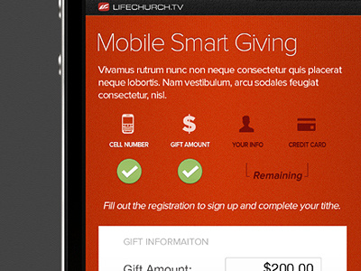 Mobile Giving App form giving mobile tithe