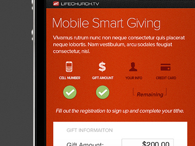 Mobile Giving App