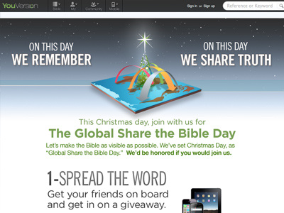 Share & Give full bible christmas give share youversion
