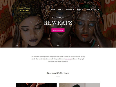 Rewraps | Shopify Store Design & Setup