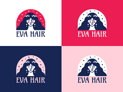 EVA HAIR LOGO design figma logo vector