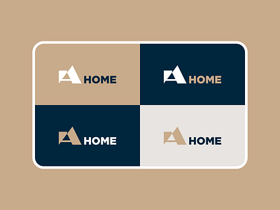 LOGO A.HOME design figma logo vector