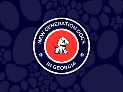 NEW GENERATION DOGS IN GEORGIA branding design figma graphic design illustration logo vector