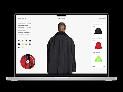 FUTURISM clothes premium store web