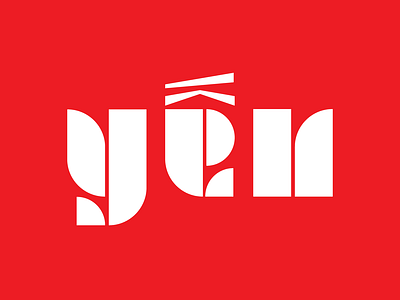 YEN Geometric Display Typeface art asia design font logotype mark minimal type typography vector vietnamese