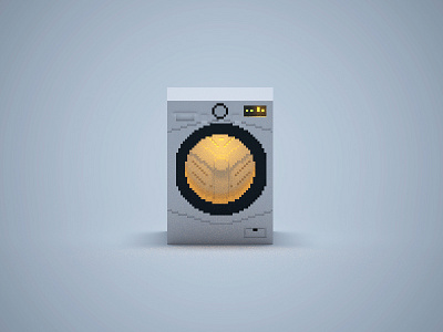 Laundry time! 3d magicavoxel voxel