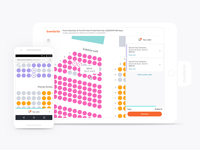 Reserved seating: mobile pick a seat map reserved seating seat ticketing venue