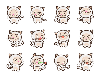 WeChat Stickers emoji illustration stickers wechat