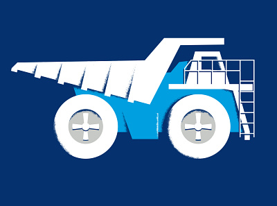 Truck cartoon flat illustration truck vector