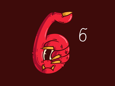 Georgian Monster Letter Nari cartoon doodle illustration letter logo monster type vector
