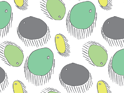 blob pattern green pattern seamless sketch