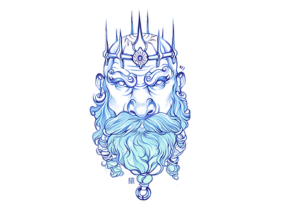 Crowned dwarf crown dwarf illustration mythology