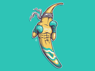 Banana Charley 🍌 banana bananas character characterdesign drawing harley illustration sketch sketching vector vectorart vectorartist