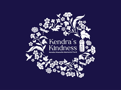 Branding for Kendra's Kindness Memorial Fund apparel charity graphic design illustration logo vector visual design