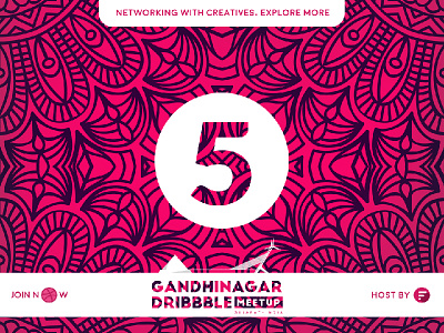 Gandhinagar Dribbble Meetup - 5 Days to Go Live