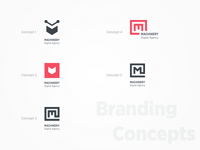 Branding Concepts branding design logo machinery