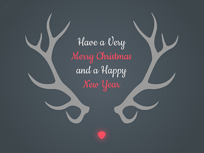 Free giveaway! antlers card christmas download free greetings holidays illustration newyear nose raindeer rudolf